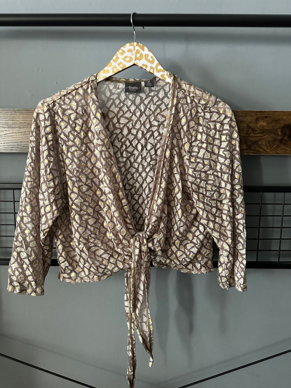 Chico's Travelers Front Tie Wrap Cardigan | Size 2 Large